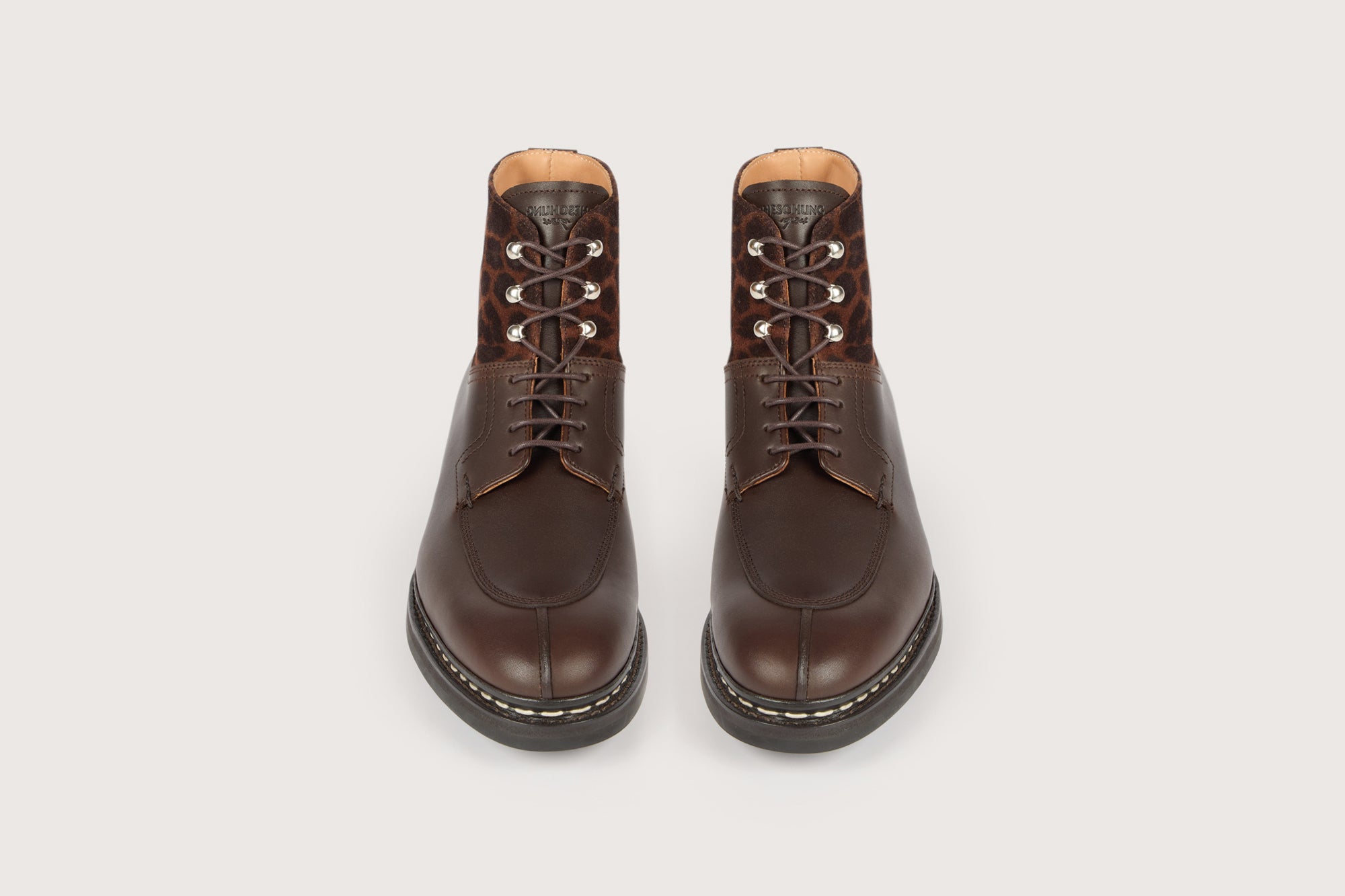 GINKGO FE Café/Léopard Anilcalf/Suede Ravel