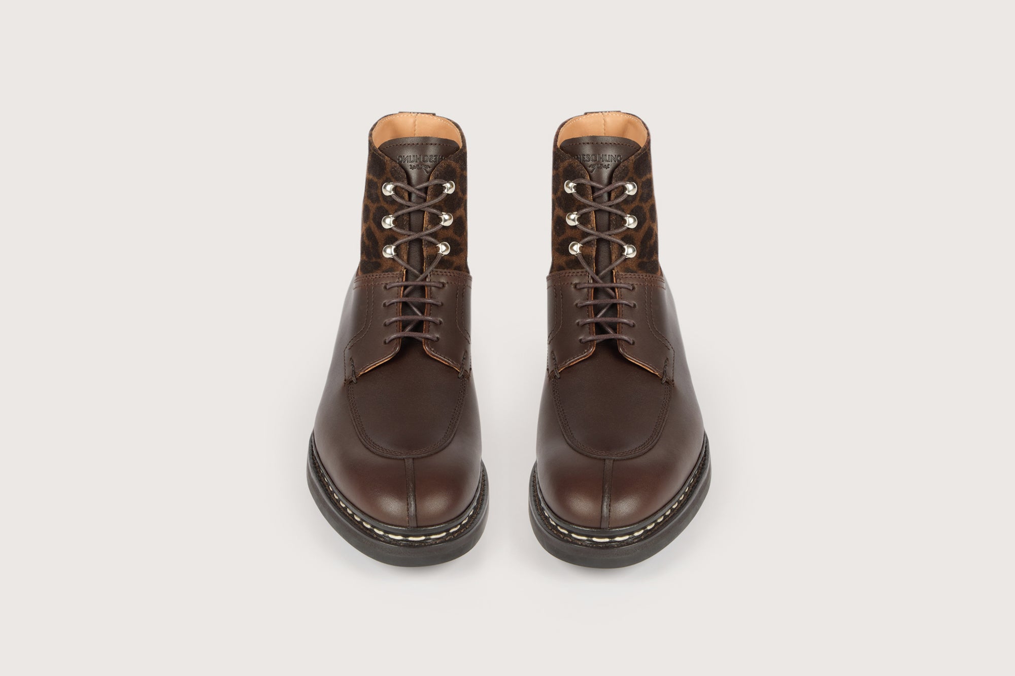 GINKGO FE Anilcalf/Velours Café/Léopard Ravel