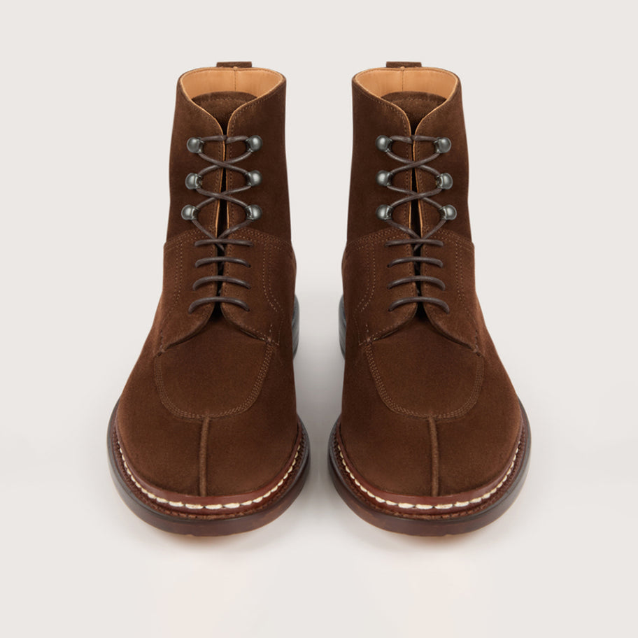 GINKGO Cacao Hydrovelours Cacao Leather