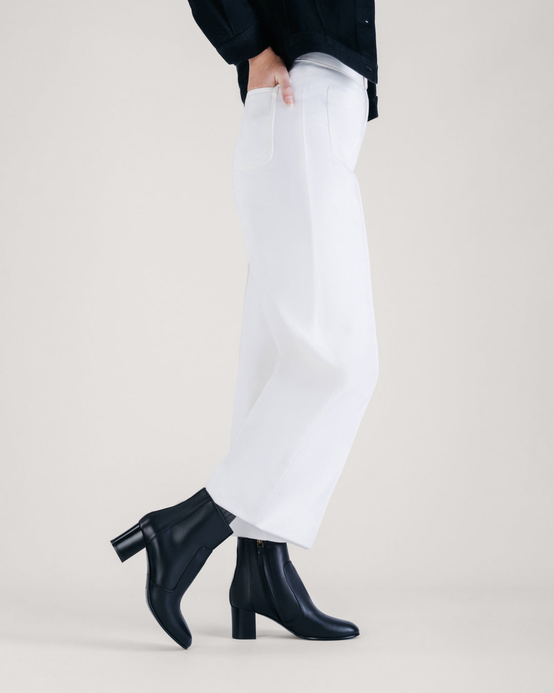 HEBE Kidcalf Noir Cuir P