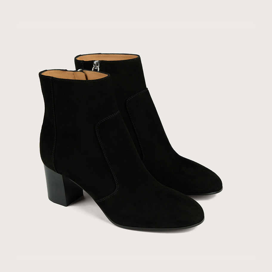 HEBE Cachemire Noir Cuir