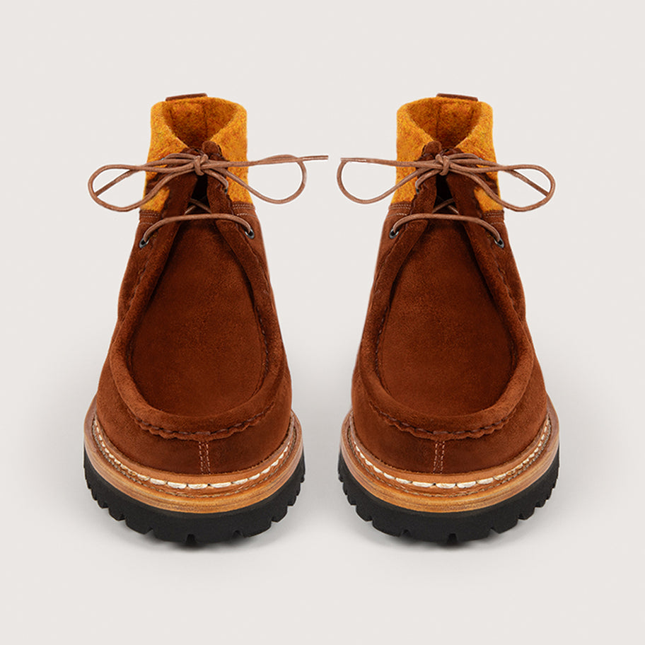 LIERRE FE Velours/Tweed Rouille/Potiron Roccia