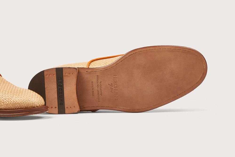 MARULA FE Paille Camel Cuir Flex