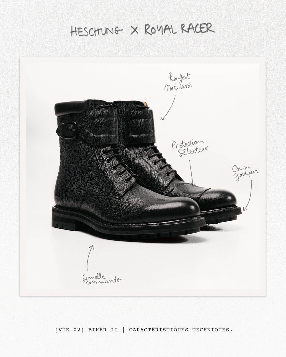 BIKER II Black Beluga Commando