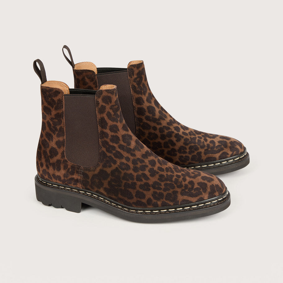 TREMBLE FE Léopard Suede Ravel