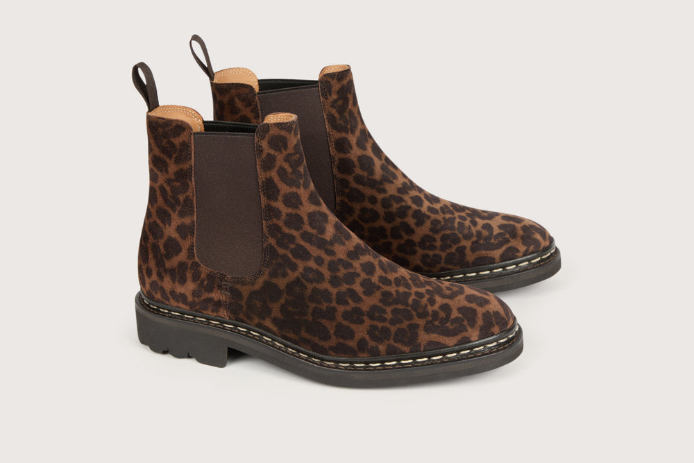 TREMBLE FE Léopard Suede Ravel