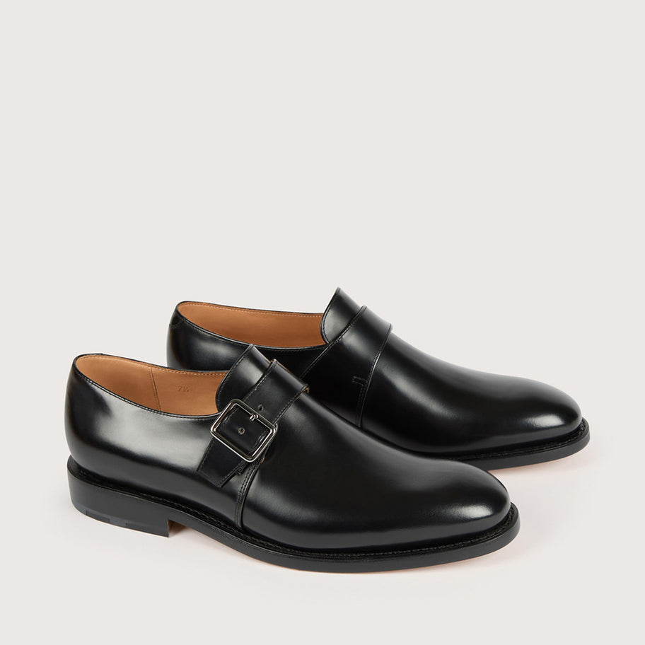 WILLIAM Windsor Noir Cuir