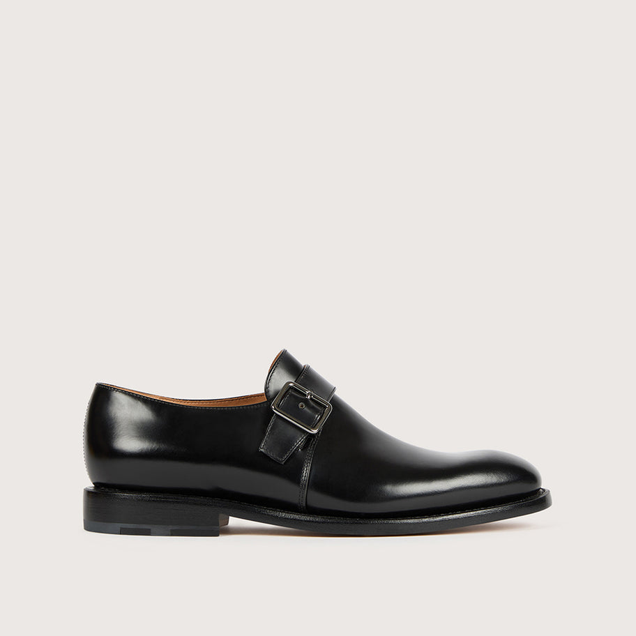 WILLIAM Windsor Noir Cuir